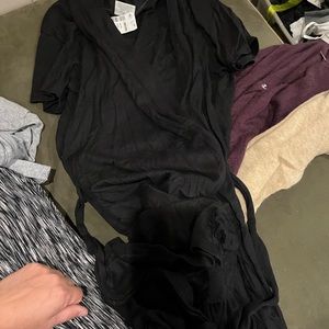 Short sleeve cotton calvin klein robe lightweight nwt sz med/lg